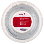 MSV Tennis String Focus Hex Plus 25 (Durability+Spin) white 200m roll