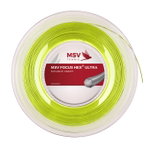 MSV Tennissaite Focus Hex Ultra (Spin+Spannungskonstanz) neongelb 200m Rolle