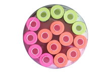 MSV Overgrip Cyber Wet 0.6mm (Absorpcja potu/Trwałość) neonowy żółty/pomarańczowy/różowy 60 sztuk w pudełku