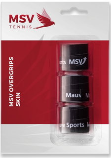 MSV Overgrip Skin perforated 0.5mm (sweat absorption/grip) black 3-pack