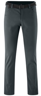 Maier Sports Wanderhose Perlit (winddicht/wasserabweisend/innen Fleece) lang graphitgrau Herren