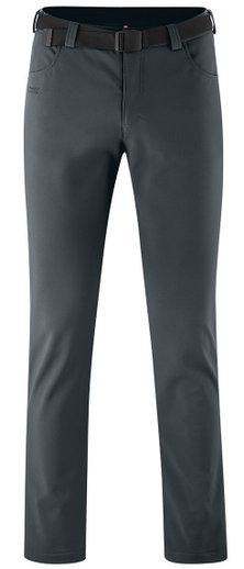 Maier Sports Wanderhose Perlit (winddicht/wasserabweisend/innen Fleece) lang graphitgrau Herren