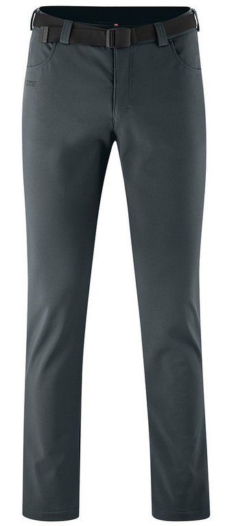 Maier Sports Wanderhose Perlit (winddicht/wasserabweisend/innen Fleece) lang graphitgrau Herren