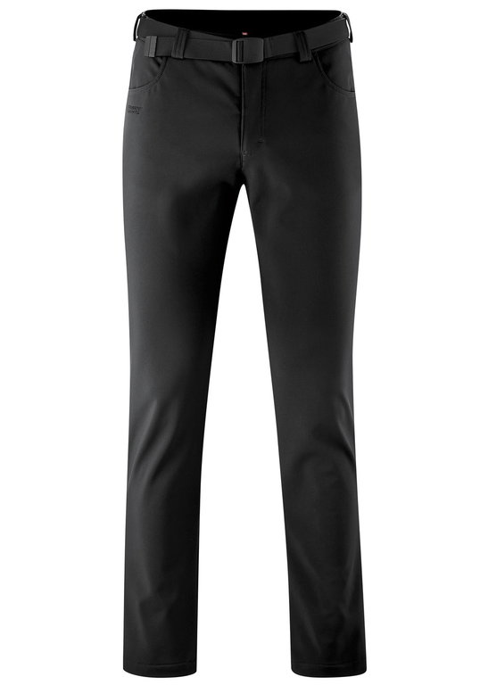 Maier Sports Outdoorhose Perlit (winddicht/wasserabweisend/innen Fleece) lang schwarz Herren