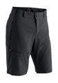 Maier Sports Spodnie wędrowne Bermuda Latit Short (4-kierunkowy stretch) krótkie czarne męskie