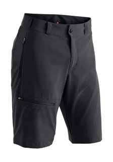 Maier Sports Hiking Shorts Bermuda Latit Short (4-Way Stretch) Short Black Men's