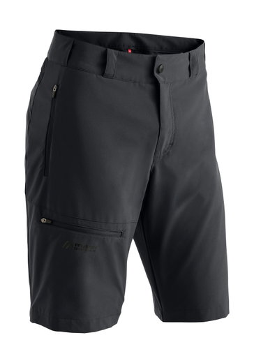 Maier Sports Wanderhose Bermuda Latit Short (4-Wege-Stretch) kurz schwarz Herren