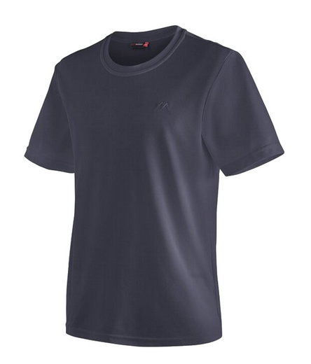 Maier Sports Funktions-Tshirt Walter (Polyester, Feuchtigkeitstransport) nachtblau Herren