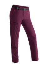 Maier Sports Wanderhose Inara Slim (4-Wege-Stretch-Material) lang weinrot Damen