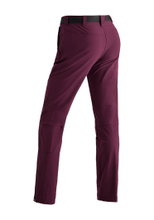 Maier Sports Wanderhose Inara Slim (4-Wege-Stretch-Material) lang weinrot Damen