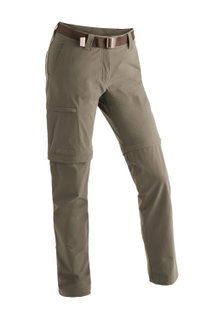 Maier Sports Wanderhose Inara Slim Zipp-Off (lange Hose und Bermudas in einem) lang corianderbraun Damen