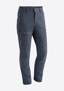 Maier Sports Funktions-Wanderhose Nil Wool (4-Wege-Stretch, Wollwattierung) lang graphitegrau Herren