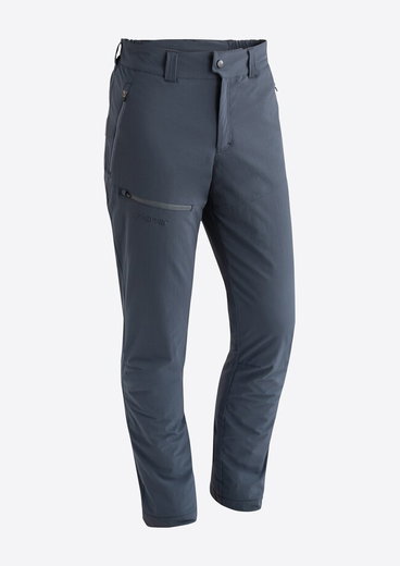 Maier Sports Funktions-Wanderhose Nil Wool (4-Wege-Stretch, Wollwattierung) lang graphitegrau Herren