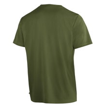 Maier Sports Wander-/Freizeit Tshirt Tilia Pique (Polyester, schnelltrocknend) dunkelgrün Herren