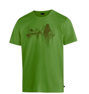 Maier Sports Wander-/Freizeit Tshirt Tilia Pique (Polyester, schnelltrocknend) grün Herren