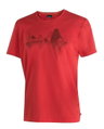 Maier Sports Wander-/Freizeit Tshirt Tilia Pique (Polyester, schnelltrocknend) rot Herren
