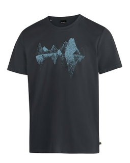 Maier Sports Wander-/Freizeit Tshirt Tilia Pique (Polyester, schnelltrocknend) schwarz Herren
