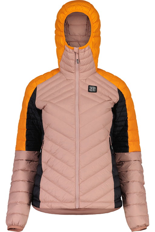 Maloja Winter-Daunenjacke ArgenteraM (winddicht, warm, hohe Isolation) mauvepink/bunt Damen