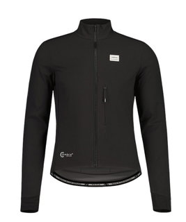 Maloja Fahrradjacke TschigatM Cycle Hybrid (winddicht, atmungsaktiv, 3 Rückentaschen) schwarz Herren