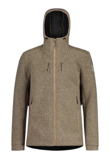 Maloja Fleecejacke AvisioM (mit Kapuze, Wolle) braun Herren