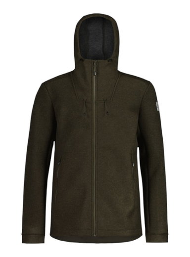 Maloja Fleecejacke AvisioM (mit Kapuze, Wolle) dunkelgrün Herren