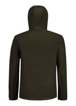 Maloja Fleece Jacket AvisioM (with hood, wool) dark green men's