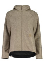 Maloja Kurtka polarowa FlachauM z kapturem (Alpine Wool) claybraun Damska