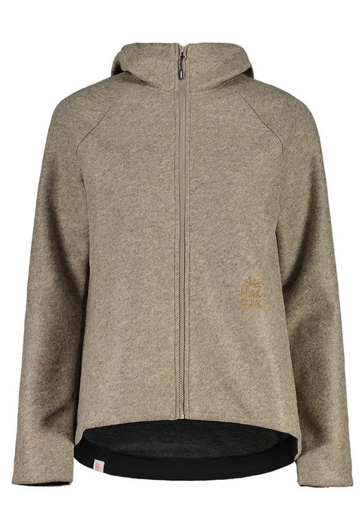 Maloja Fleecejacke FlachauM mit Kapuze (Alpine Wool) claybraun Damen
