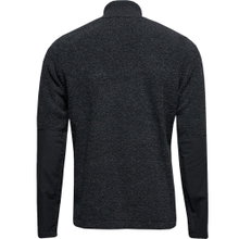 Maloja Fleecejacke SilberahornM (Stehkragen, Brusttasche) schwarz/grau Herren