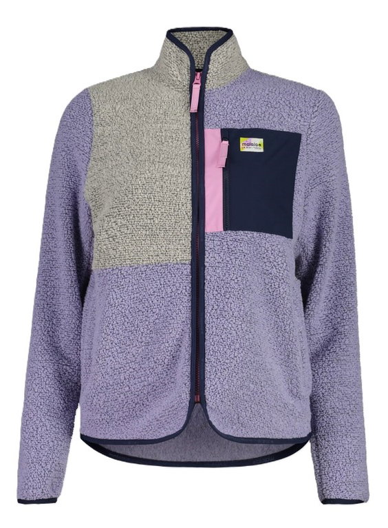 Maloja Fleecejacke VallettaM Mountain Fleece (Wolljacke, warm) purple/violett Damen
