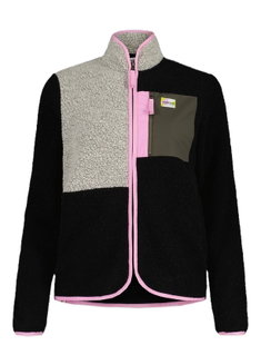 Maloja Fleece Jacket VallettaM Mountain Fleece (Wool Jacket, Warm) Black/Grey Ladies