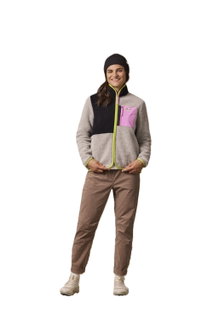 Maloja Fleece Jacket VallettaM Mountain Fleece (Wool Jacket, Warm) grey/black Ladies