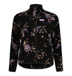 Maloja Fleece Pullover BocanaM Full-Zip black/flower ladies