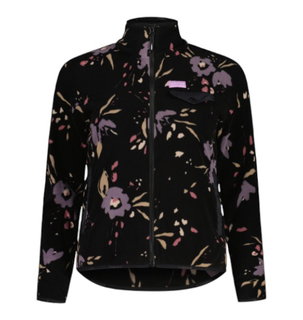 Maloja Fleece Pullover BocanaM Full-Zip black/flower ladies