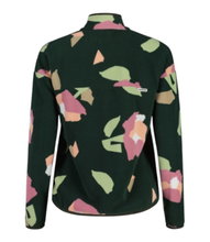Maloja Fleecepullover BocanaM Full-Zip grün/blume Damen