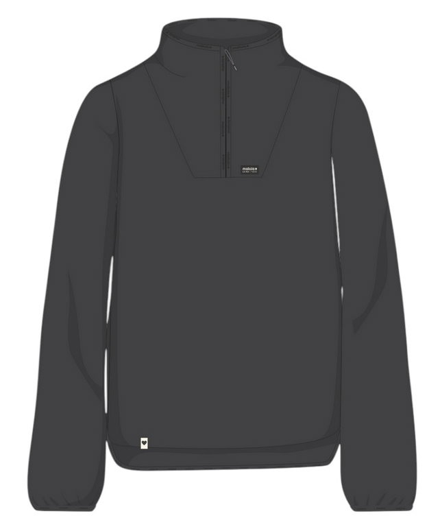 Maloja Fleece Pullover MeltinaM (Half Zip, breathable) black ladies