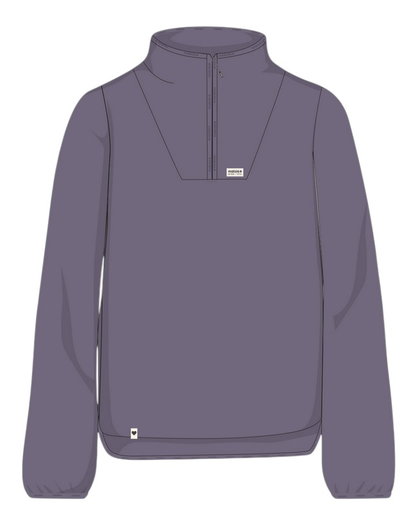 Maloja Fleecepullover MeltinaM (Half Zip, atmungsaktiv) purple Damen