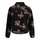 Maloja Fleecepullover MeltinaM Printed (Half Zip, atmungsaktiv) schwarz Damen