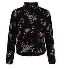 Maloja Fleecepullover RomaliaM (Oversize Fit) schwarz/blume Damen