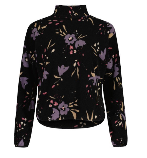 Maloja Fleecepullover RomaliaM (Oversize Fit) schwarz/blume Damen