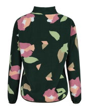 Maloja Fleecepullover RomaliaM (Oversize Fit) dunkelgrün/blume Damen