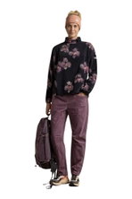 Maloja Fleecepullover RomaliaM Printed (Oversize Fit) schwarz Damen