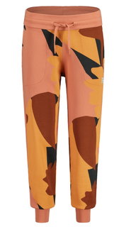 Maloja Spodnie dresowe PianaM Organic Sweat Pants (100% bawełna, wysoki stan) długie pomarańczowo/różowe damskie