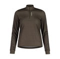 Maloja Halfzip-Langarmshirt SawangM Adventure Midlayer Shirt (warm, 4-Wege-Stretch) braun Damen