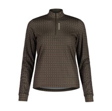 Maloja Halfzip-Langarmshirt SawangM Adventure Midlayer Shirt (warm, 4-Wege-Stretch) braun Damen