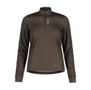 Maloja Halfzip Long Sleeve Shirt SawangM Adventure Midlayer Shirt (warm, 4-way stretch) brown ladies