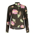 Maloja Halfzip-Langarmshirt SawangM Adventure Midlayer Shirt (warm, 4-Wege-Stretch) braun/bunt Damen