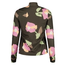 Maloja Halfzip-Langarmshirt SawangM Adventure Midlayer Shirt (warm, 4-Wege-Stretch) braun/bunt Damen