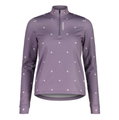 Maloja Halfzip-Langarmshirt SawangM Adventure Midlayer Shirt (warm, 4-Wege-Stretch) violett Damen
