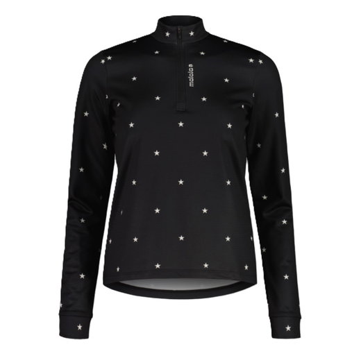 Maloja Halfzip-Langarmshirt SawangM Adventure Midlayer Shirt (warm, 4-Wege-Stretch) schwarz Damen